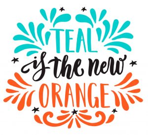 Teal is the new orange